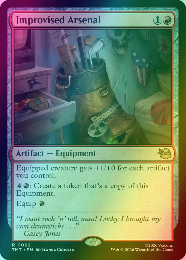 Improvised Arsenal [92] [Teenage Mutant Ninja Turtles] [Foil]