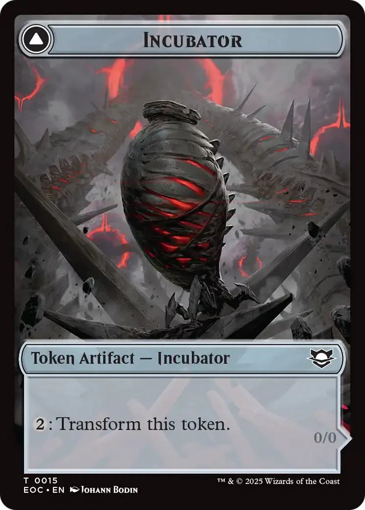 Incubator Token (15a) // Phyrexian Token (15b) [Edge of Eternities: Commander: Tokens] [Non-Foil]