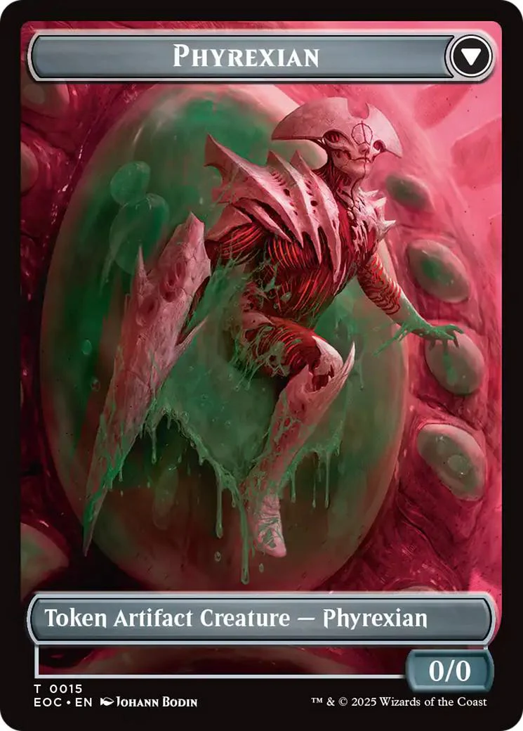 Incubator Token (15a) // Phyrexian Token (15b) [Edge of Eternities: Commander: Tokens] [Non-Foil] - Image 2