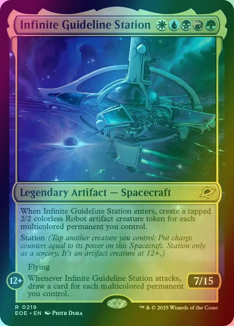 Infinite Guideline Station [219] [Edge of Eternities] [Foil]
