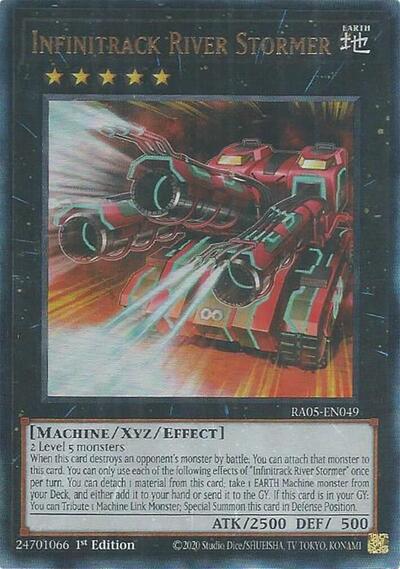 Infinitrack River Stormer - RA05-EN049 - Ultimate Rare - 1st Edition