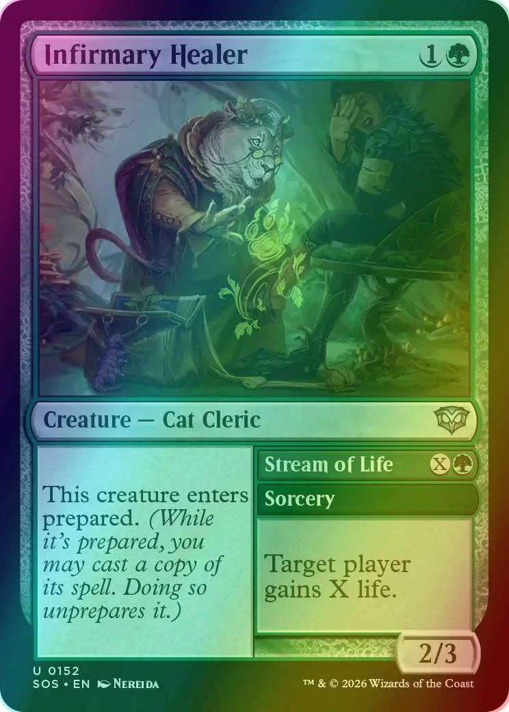 Infirmary Healer // Stream of Life [152] [Secrets of Strixhaven] [Foil]