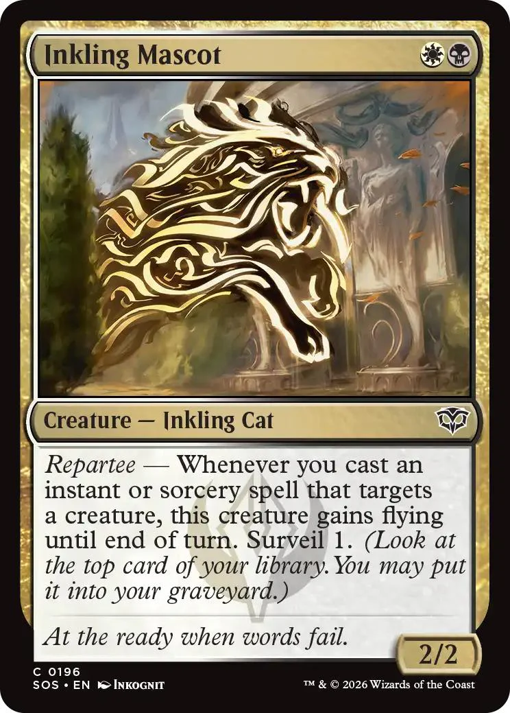Inkling Mascot [196] [Secrets of Strixhaven] [Non-Foil]
