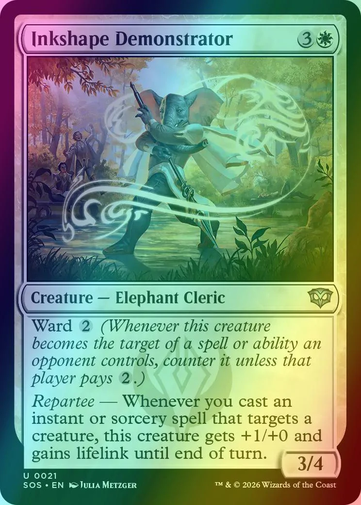 Inkshape Demonstrator [21] [Secrets of Strixhaven] [Foil]