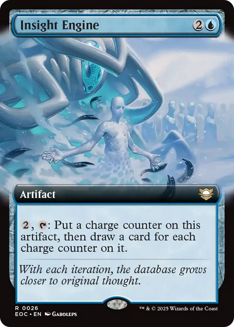Insight Engine [26] [Extended Art] [Edge of Eternities: Commander] [Non-Foil]
