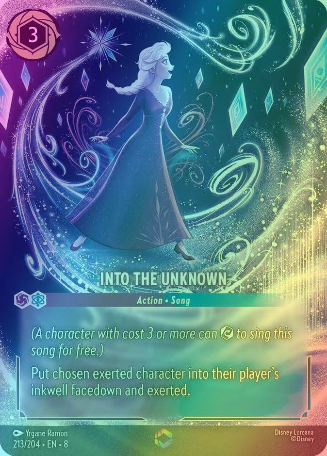 Into the Unknown (Enchanted) - 213/204 [Reign of Jafar] [Holofoil]