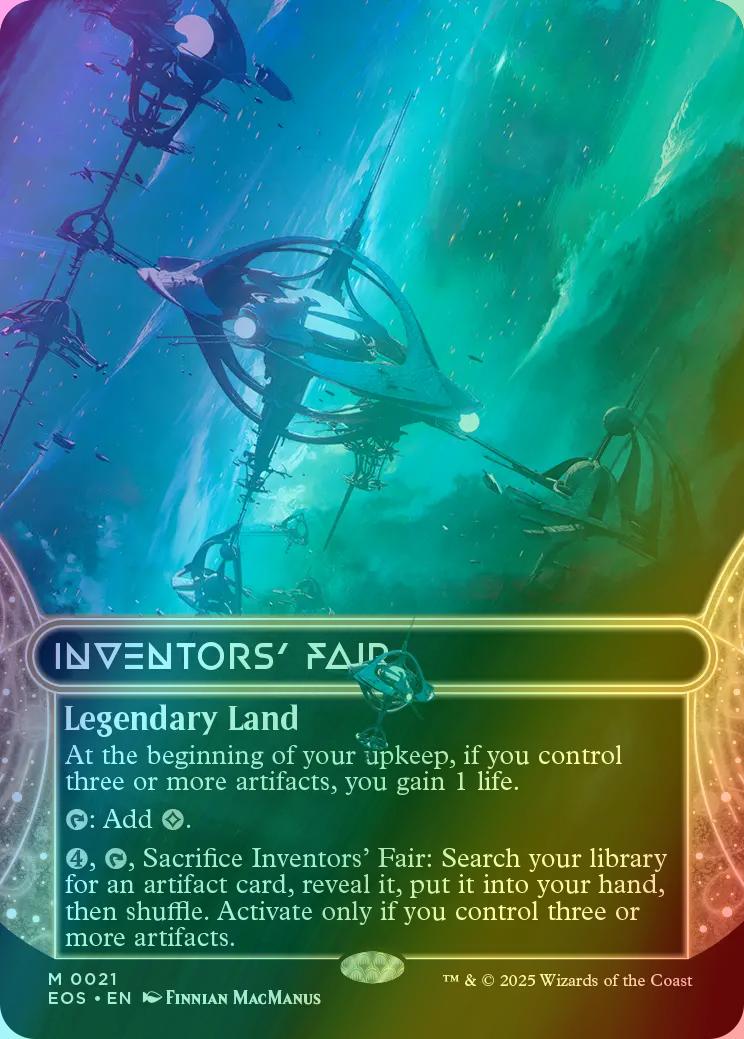 Inventors' Fair [21] [Borderless] [Edge of Eternities: Stellar Sights] [Foil]