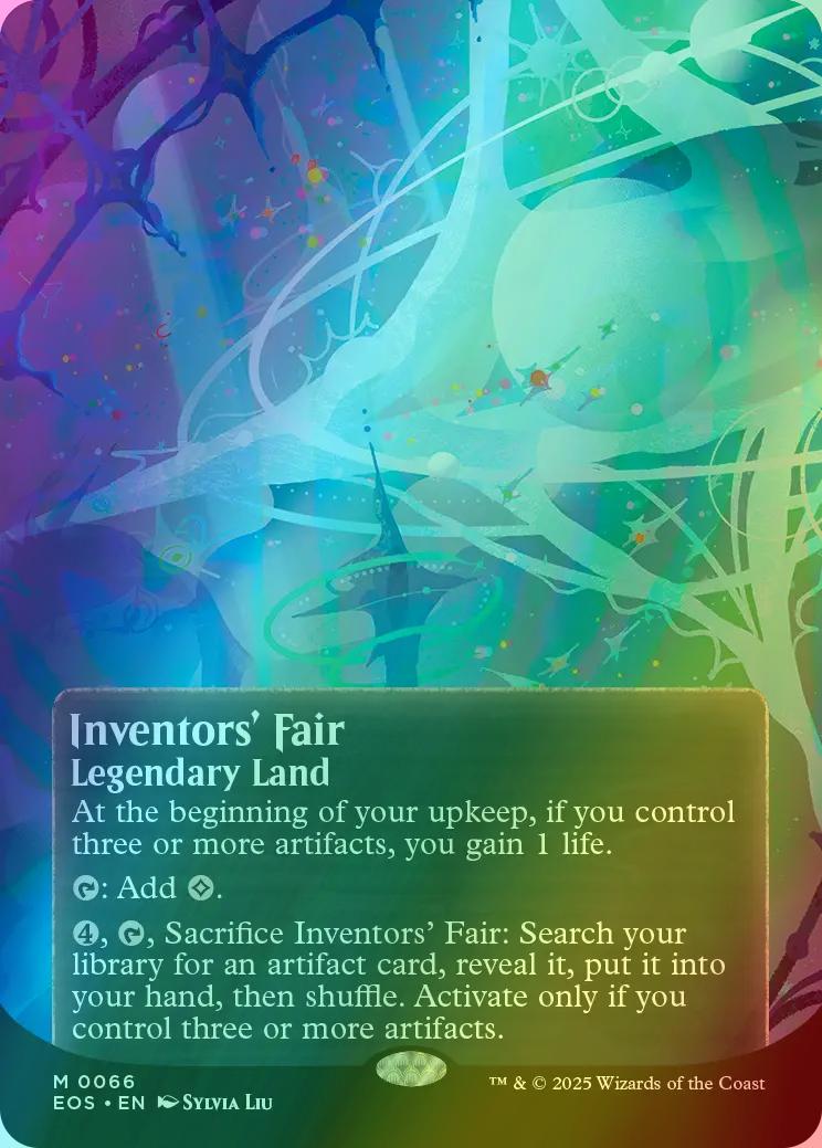 Inventors' Fair [66] [Borderless] [Poster] [Edge of Eternities: Stellar Sights] [Foil]