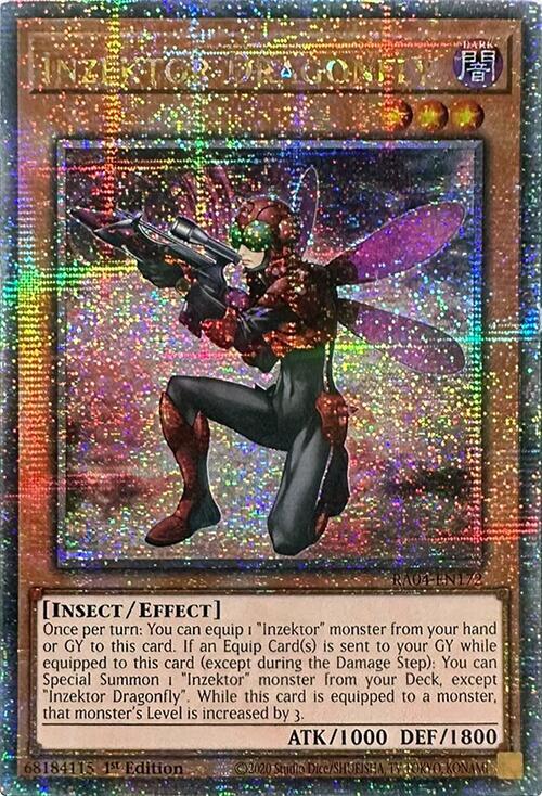 Inzektor Dragonfly - RA04-EN172 - Quarter Century Secret Rare - 1st Edition