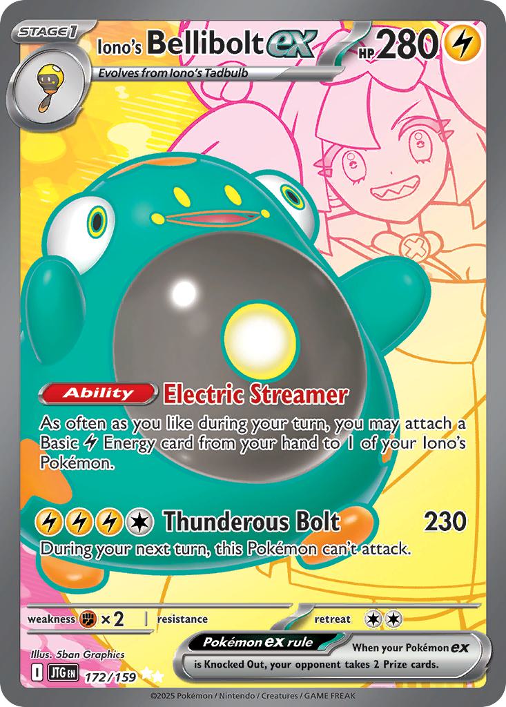 Iono's Bellibolt ex - 172/159 - Ultra Rare [sv09-172] [Ultra]