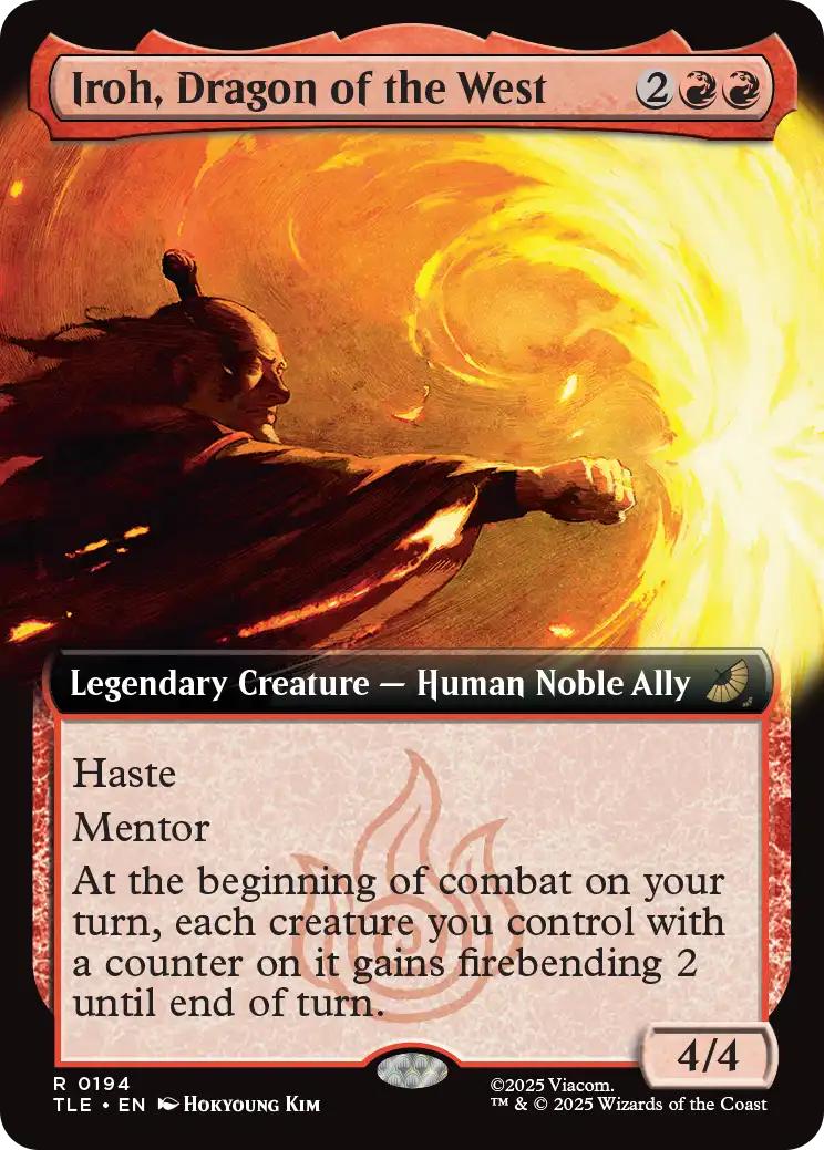 Iroh, Dragon of the West [194] [Extended Art] [Avatar: The Last Airbender Eternal] [Non-Foil]