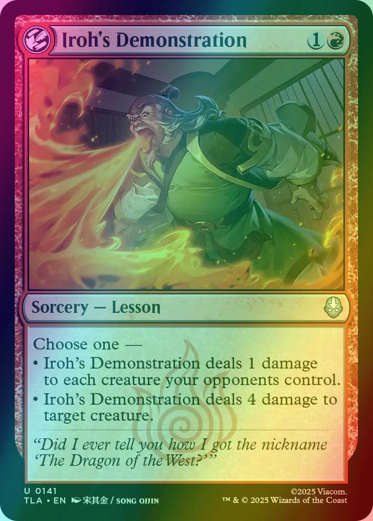 Iroh's Demonstration [141] [Avatar: The Last Airbender] [Foil]