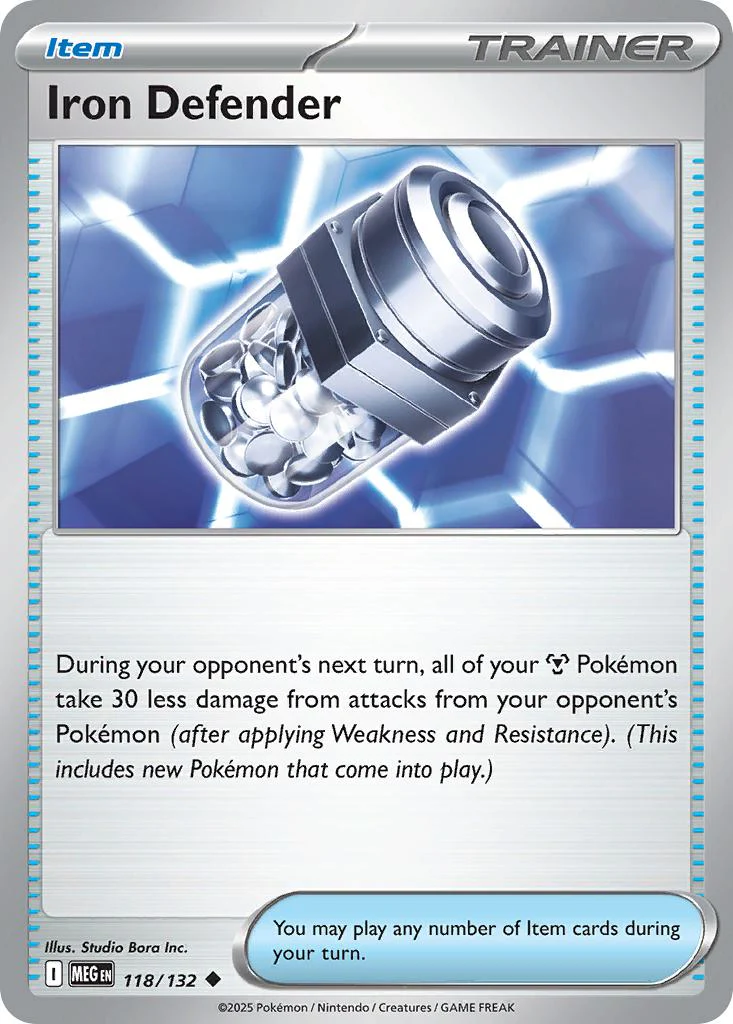 Iron Defender - 118/132 - Uncommon [me01-118] [Non-Holo]