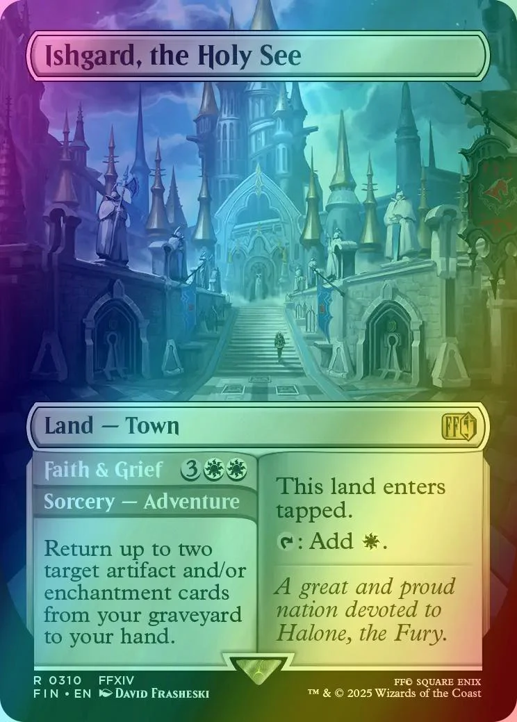 Ishgard, the Holy See // Faith & Grief [310] [Borderless] [FINAL FANTASY] [Foil]