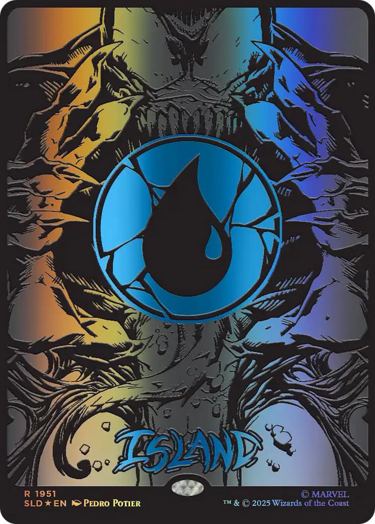 Island [1951] [Full Art] [Spider-Man: Mana Symbiote] [Secret Lair Drop] [Raised Foil]