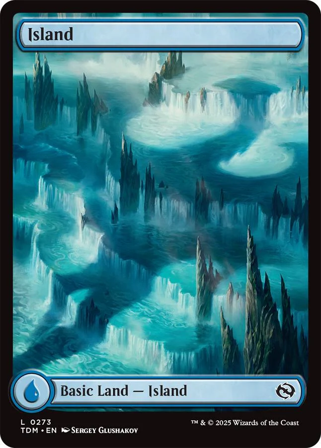 Island [273] [Full Art] [Dragon's Presence] [Tarkir: Dragonstorm] [Non-Foil]