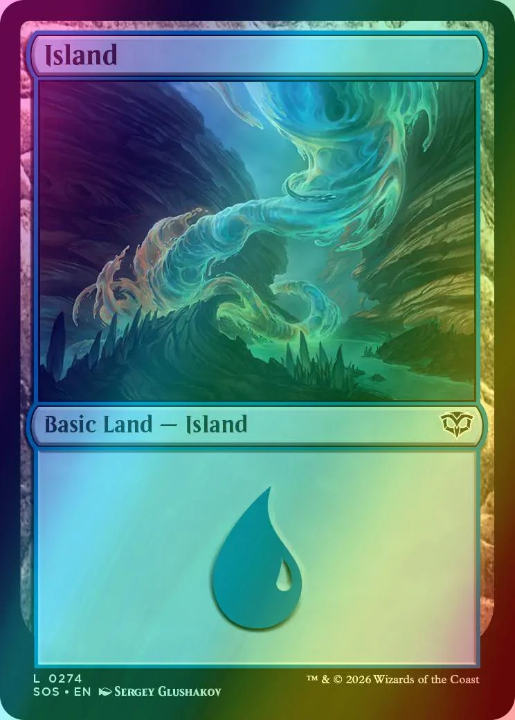 Island [274] [Secrets of Strixhaven] [Foil]