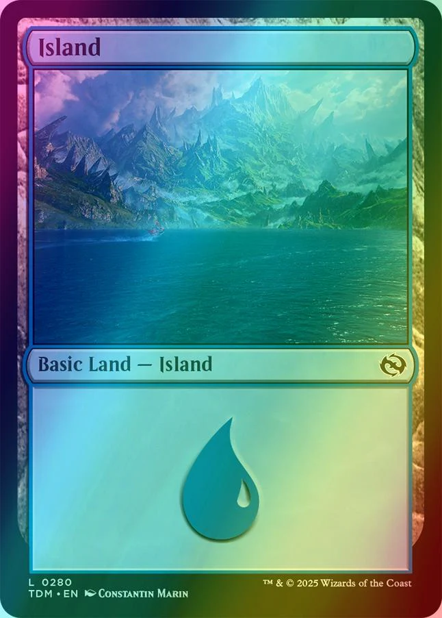 Island [280] [Tarkir: Dragonstorm] [Foil]