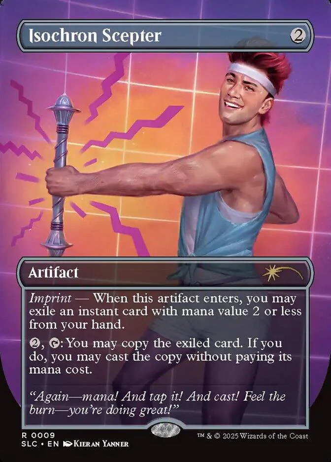 Isochron Scepter [0009] [Borderless] [Encyclopedia of Magic] [Secret Lair Countdown] [Non-Foil]