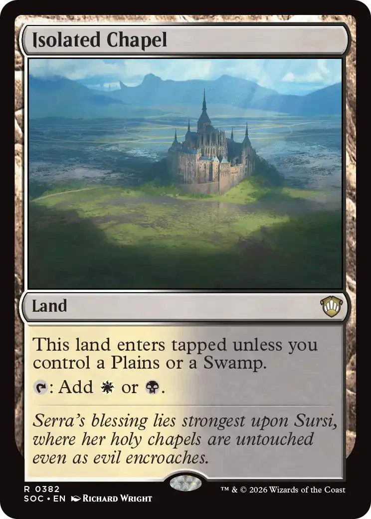 Isolated Chapel [382] [Secrets of Strixhaven: Commander] [Non-Foil]