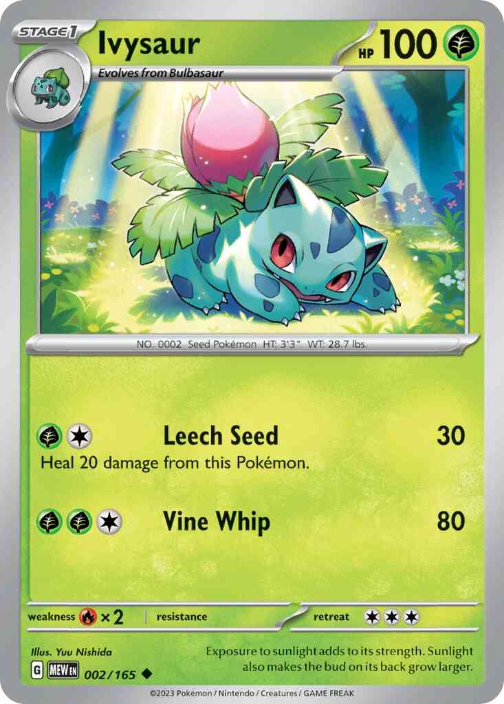 Ivysaur - 002/165 - Uncommon [sv035-002] [Non-Holo]
