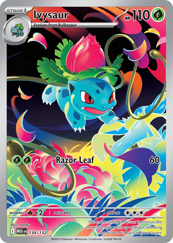 Ivysaur - 134/132 - Illustration Rare [me01-134] [Ultra]