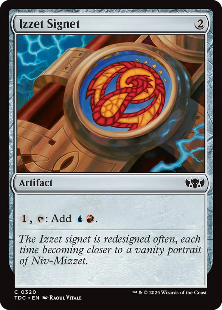 Izzet Signet [320] [Tarkir: Dragonstorm: Commander] [Non-Foil]