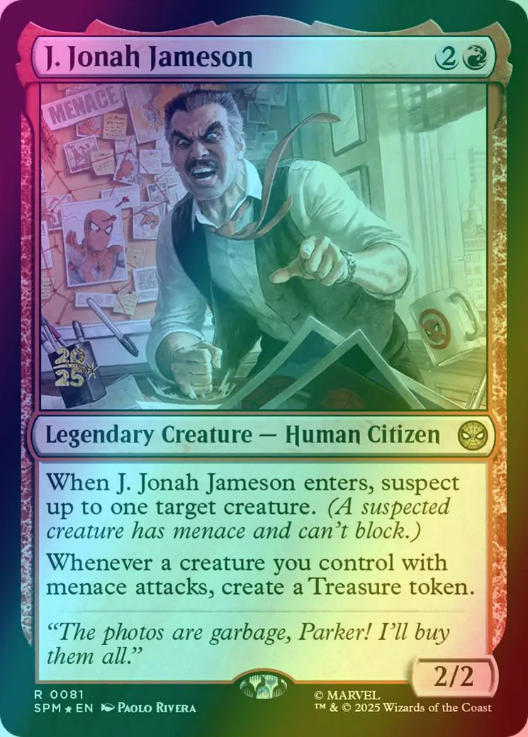 J. Jonah Jameson [81s] [Marvel's Spider-Man: Promos] [Foil]