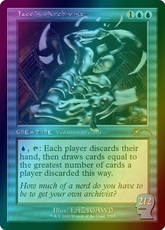 Jace's Archivist [2515] [Retro Frame] [Brain Dead: New Earth Mentality] [Secret Lair Drop] [Foil]