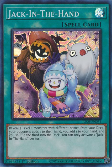 Jack-In-The-Hand - JUSH-EN054 - Super Rare - 1st Edition