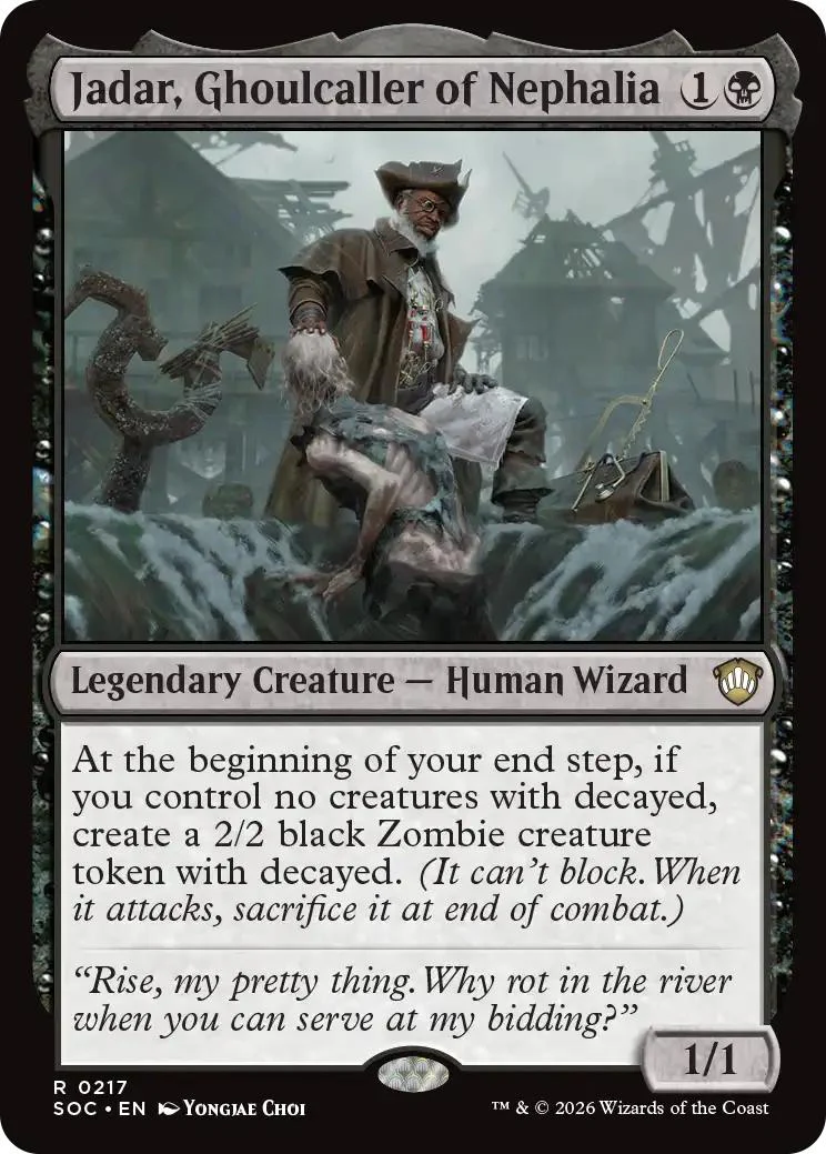 Jadar, Ghoulcaller of Nephalia [217] [Secrets of Strixhaven: Commander] [Non-Foil]
