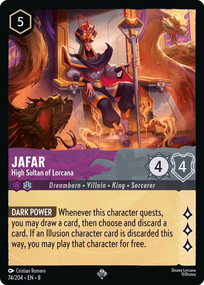 Jafar - High Sultan of Lorcana - 74/204 [Reign of Jafar] [Non-Foil]