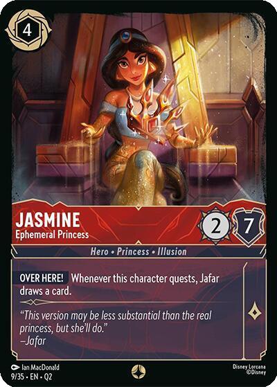 Jasmine - Ephemeral Princess - 9/35 [Illumineer's Quest: Palace Heist] [Non-Foil]