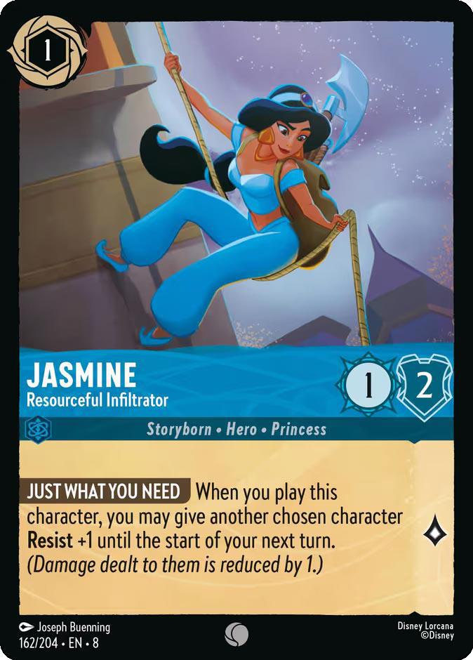 Jasmine - Resourceful Infiltrator - 162/204 [Reign of Jafar] [Non-Foil]