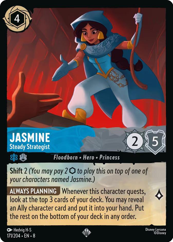 Jasmine - Steady Strategist - 171/204 [Reign of Jafar] [Non-Foil]
