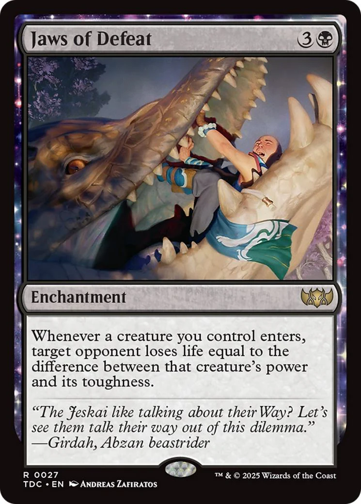 Jaws of Defeat [27] [Tarkir: Dragonstorm: Commander] [Non-Foil]