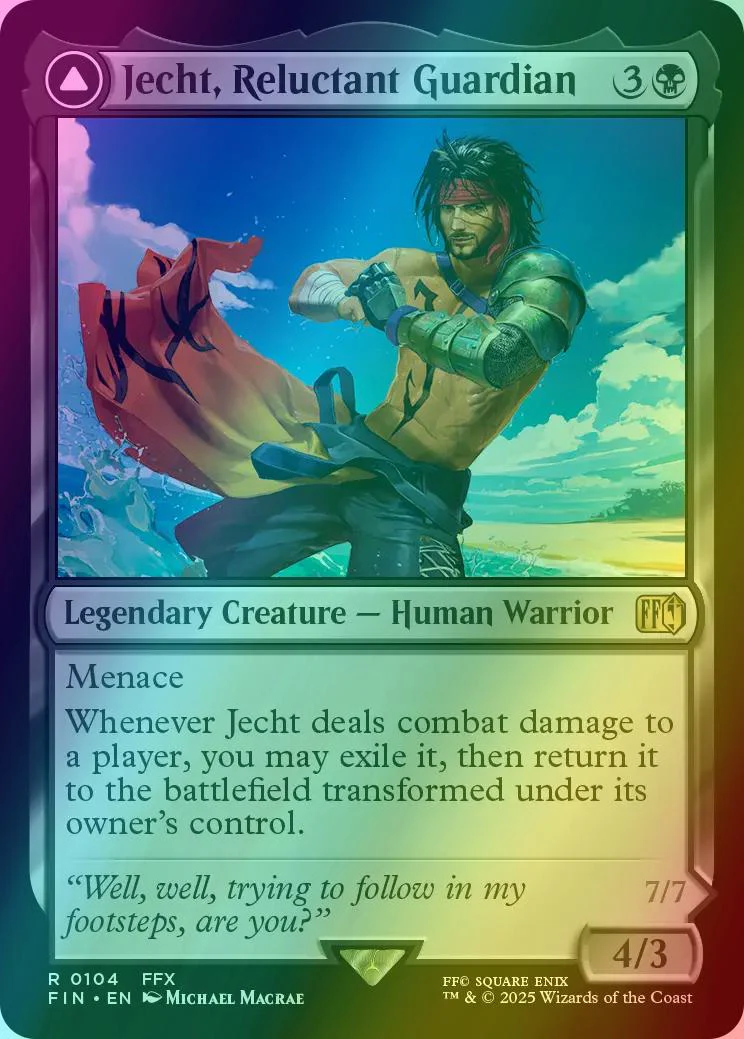 Jecht, Reluctant Guardian // Braska's Final Aeon [104] [FINAL FANTASY] [Foil]