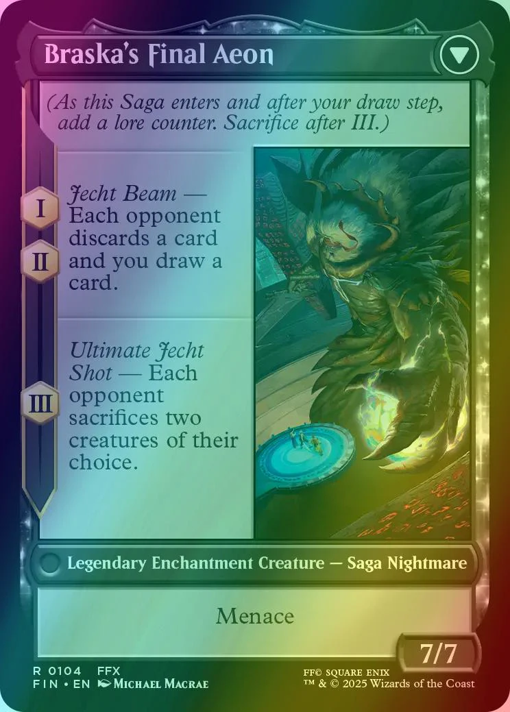 Jecht, Reluctant Guardian // Braska's Final Aeon [104] [FINAL FANTASY] [Foil] - Image 2