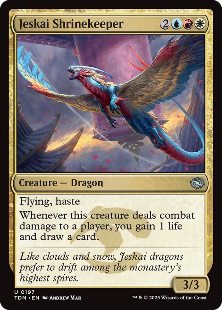 Jeskai Shrinekeeper [197] [Tarkir: Dragonstorm] [Non-Foil]