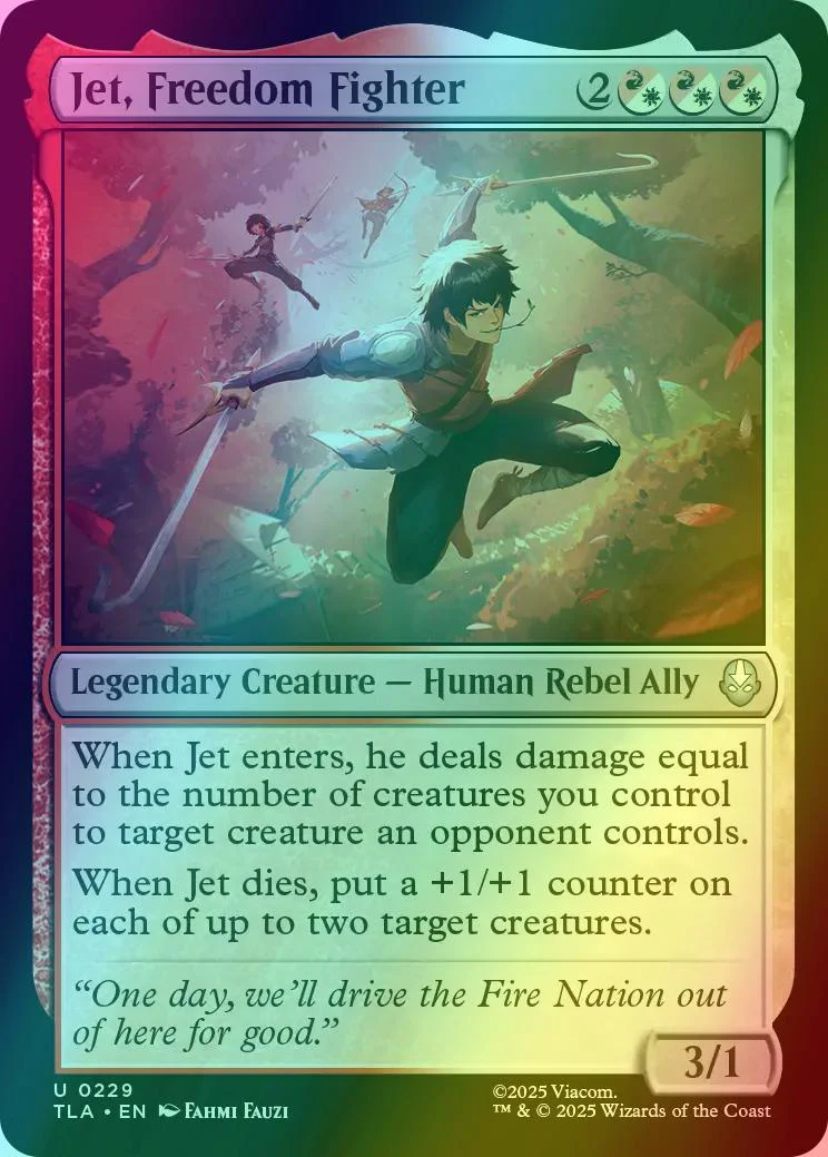 Jet, Freedom Fighter [229] [Avatar: The Last Airbender] [Foil]