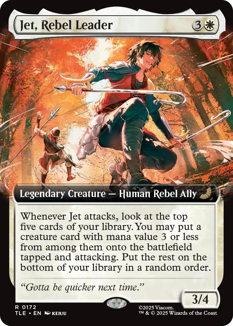 Jet, Rebel Leader [172] [Extended Art] [Avatar: The Last Airbender Eternal] [Non-Foil]