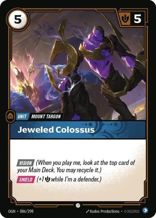 Jeweled Colossus - 086/298 [Origins] [Non-Foil]