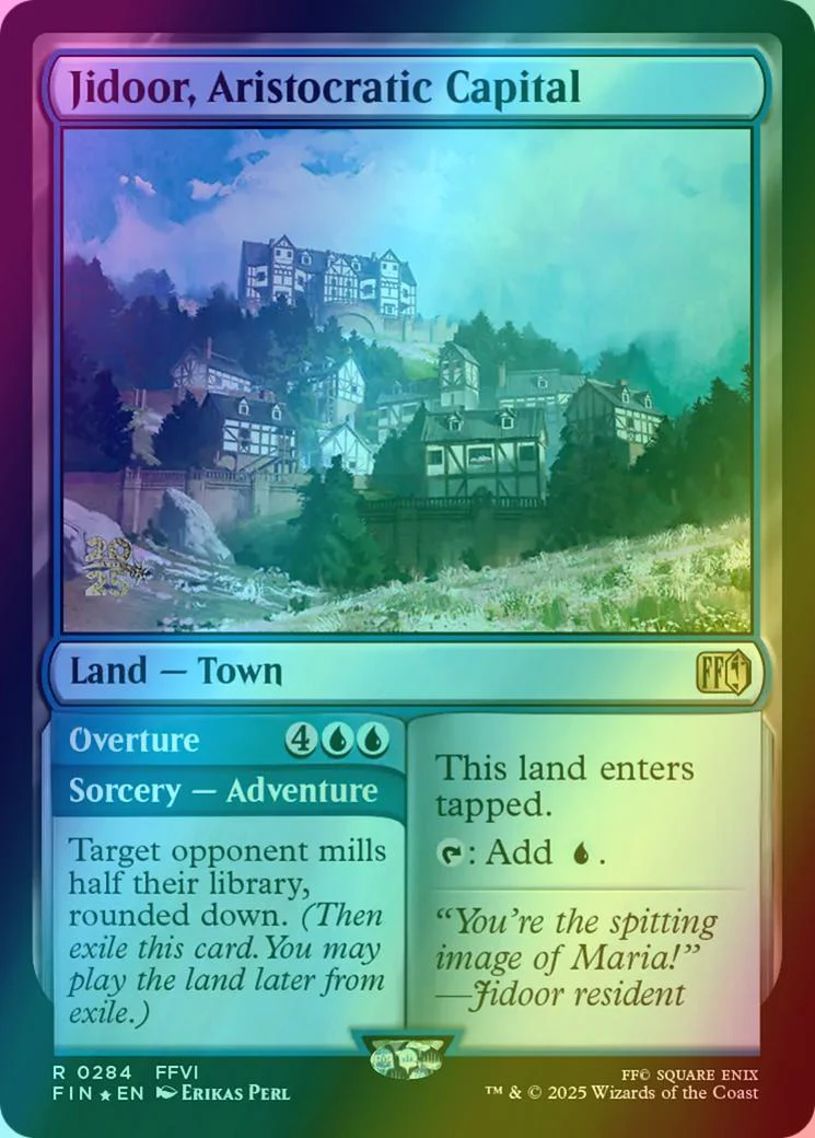 Jidoor, Aristocratic Capital // Overture [284s] [Prerelease] [FINAL FANTASY: Promos] [Foil]