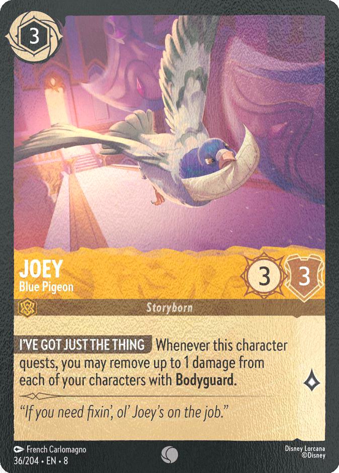 Joey - Blue Pigeon - 36/204 [Reign of Jafar] [Cold Foil]