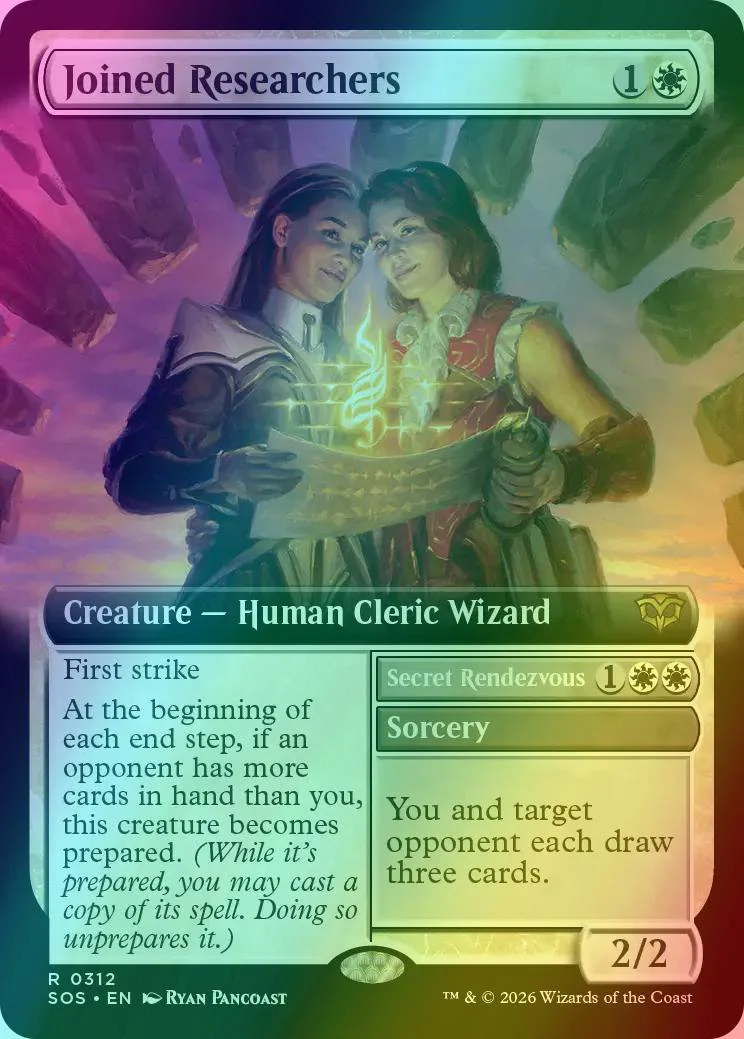 Joined Researchers // Secret Rendezvous [312] [Extended Art] [Secrets of Strixhaven] [Foil]