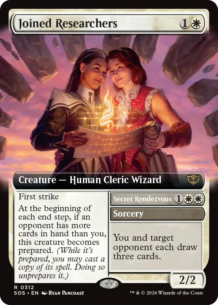 Joined Researchers // Secret Rendezvous [312] [Extended Art] [Secrets of Strixhaven] [Non-Foil]