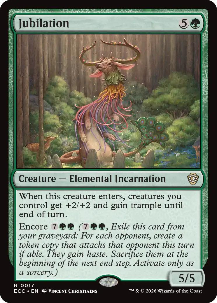 Jubilation [17] [Lorwyn Eclipsed: Commander] [Non-Foil]
