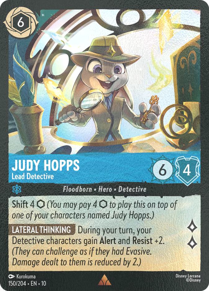 Judy Hopps - Lead Detective - 150/204 [Whispers in the Well] [Cold Foil]