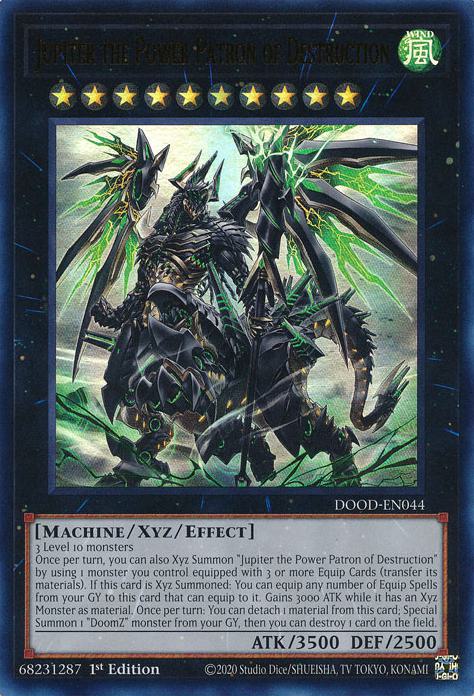 Jupiter the Power Patron of Destruction - DOOD-EN044 - Ultra Rare - 1st Edition