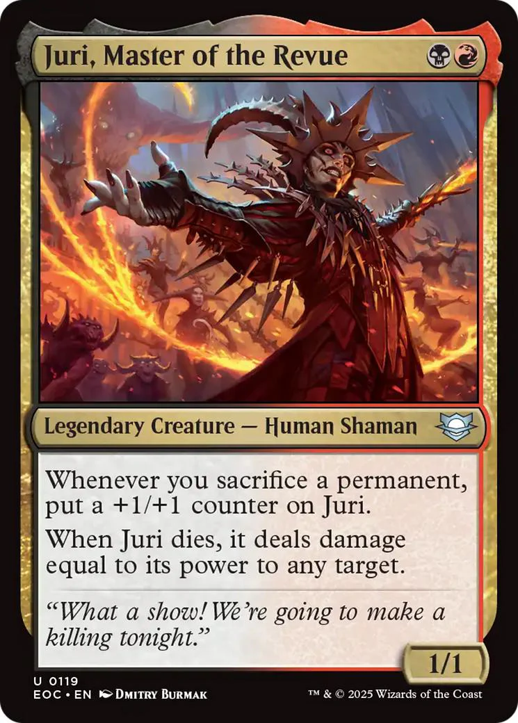 Juri, Master of the Revue [119] [Edge of Eternities: Commander] [Non-Foil]